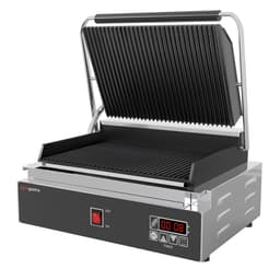 Kontaktgrill - 2,2 kW - Digital - oben & unten Gerillt - Grillfläche: 350x240mm