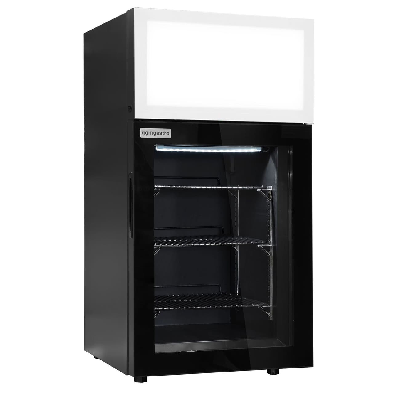 Minibar-Tiefkühlschrank - 460mm - mit 1 Glastür & Werbedisplay