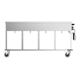 Bain-Marie Thermowagen - 4 x GN 1/1 - Beckentemperatur getrennt regelbar 