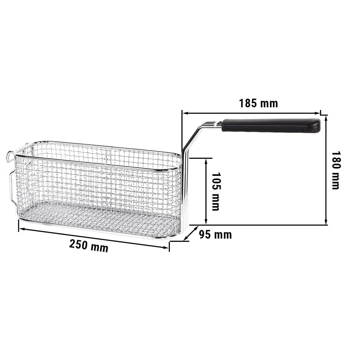 Fritteusenhalbkorb - für Gas Fritteusen Serie 600