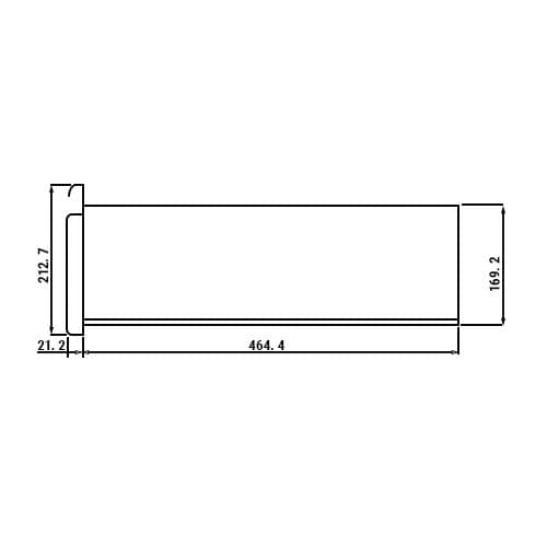 Schubladenblock mit 3 Schubladen PREMIUM - Unterbaumodul 400x560mm