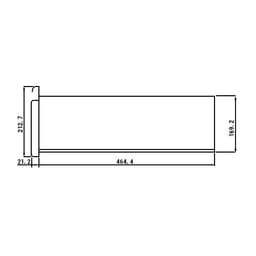 Schubladenblock mit 3 Schubladen PREMIUM - Unterbaumodul 400x560mm