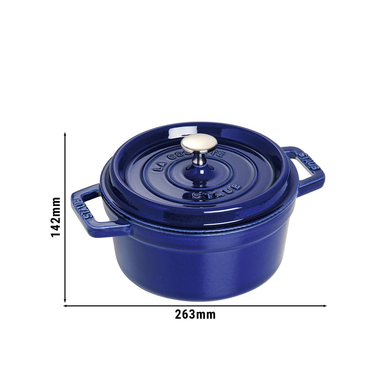 STAUB | LA COCOTTE - Cocotte - Ø 200mm - Gusseisen - Dunkelblau