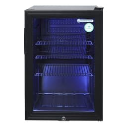 GASTRO-COOL | Minibar-Kühlschrank - 430mm - 62 Liter - mit 1 Glastür - Schwarz