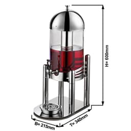 Saftspender - 7 Liter - Chrom