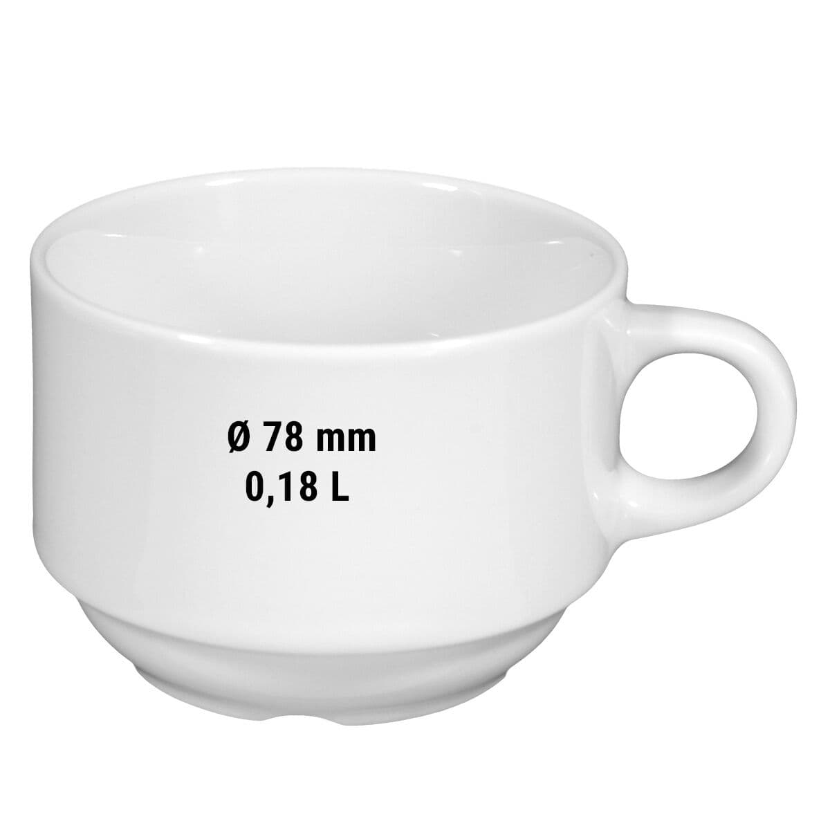 (6 Stück) SELTMANN WEIDEN | Kaffeetasse - 0,18 Liter