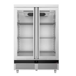 Kühlschrank Edelstahl PREMIUM - 1200 Liter - mit 2 Glastüren