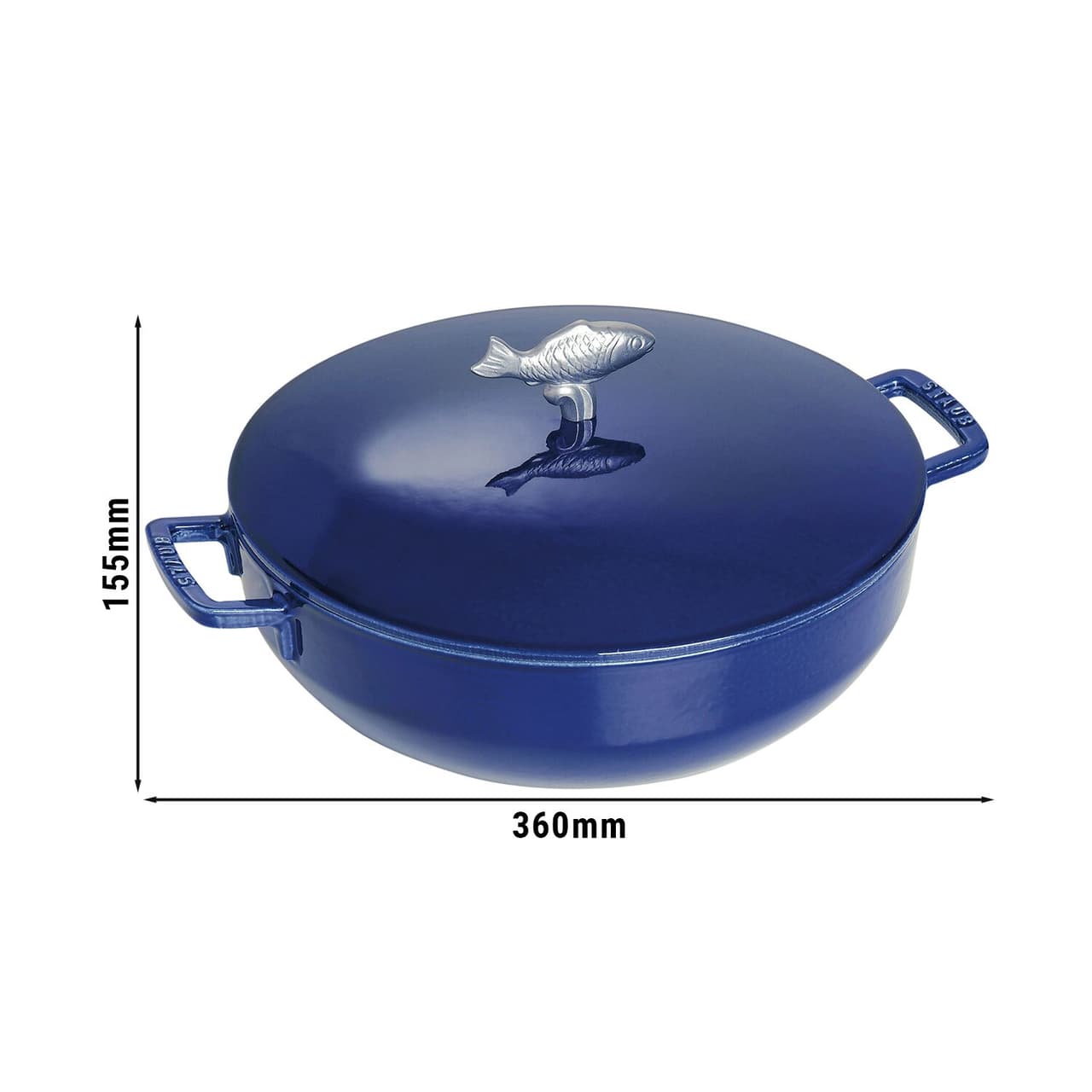 STAUB | SPECIALITIES - Bouillabaissetopf - Ø 280mm - Gusseisen - Dunkelblau