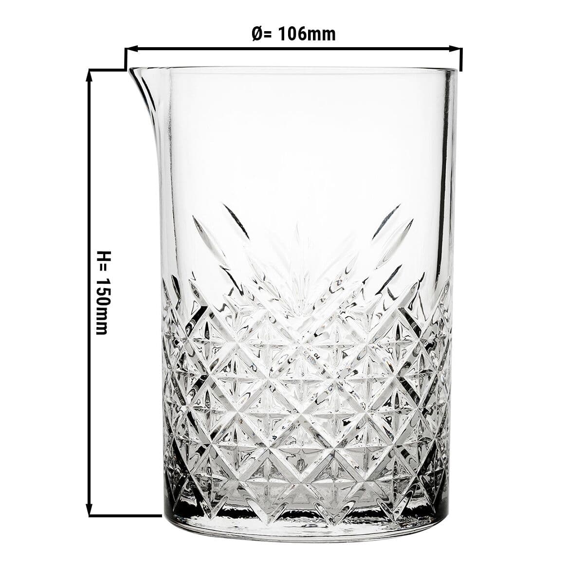 (6 Stück) Mixglas - TIMELESS - 725 ml