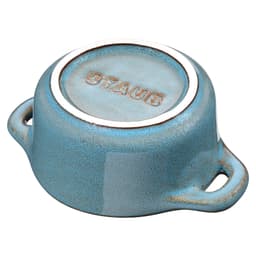 STAUB | CERAMIQUE - Mini Cocotte - Ø 100mm - rund - Keramik - Antik-Türkis