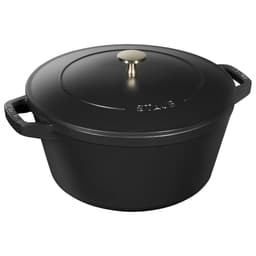 STAUB | STACKABLE SET - Kochtopfset - 3-tlg - Ø 240mm - Gusseisen - Schwarz