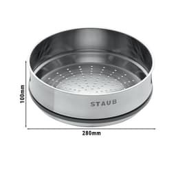 STAUB | Dämpfeinsatz - 4,4 Liter - Ø 260mm - Edelstahl