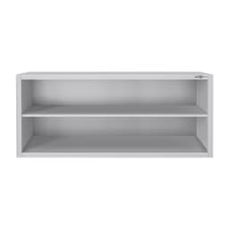 Edelstahl Wandhängeschrank ECO - 1600x400mm - ohne Schiebetür - 650mm hoch