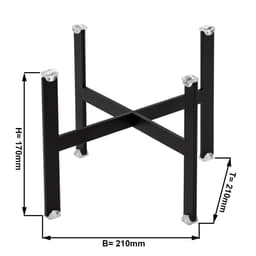 Buffetständer - Höhe: 170mm - Schwarz