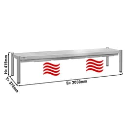 Wärmebrücke PREMIUM - 2000x370mm - mit 1 Etage - Höhe: 415mm