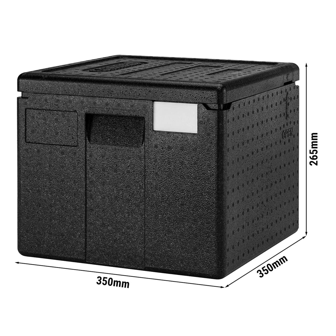 CAMBRO | CAM GOBOX® -  Toploader Pizza Box - für 6 Pizzen - Schwarz