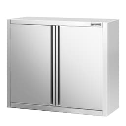 Edelstahl Wandhängeschrank PREMIUM - 800x400mm - mit Flügeltür - 800mm hoch