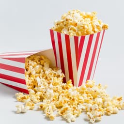 Popcornwagen - Topfkapazität: 250 gr - inkl. Maiskübel & Beleuchtung