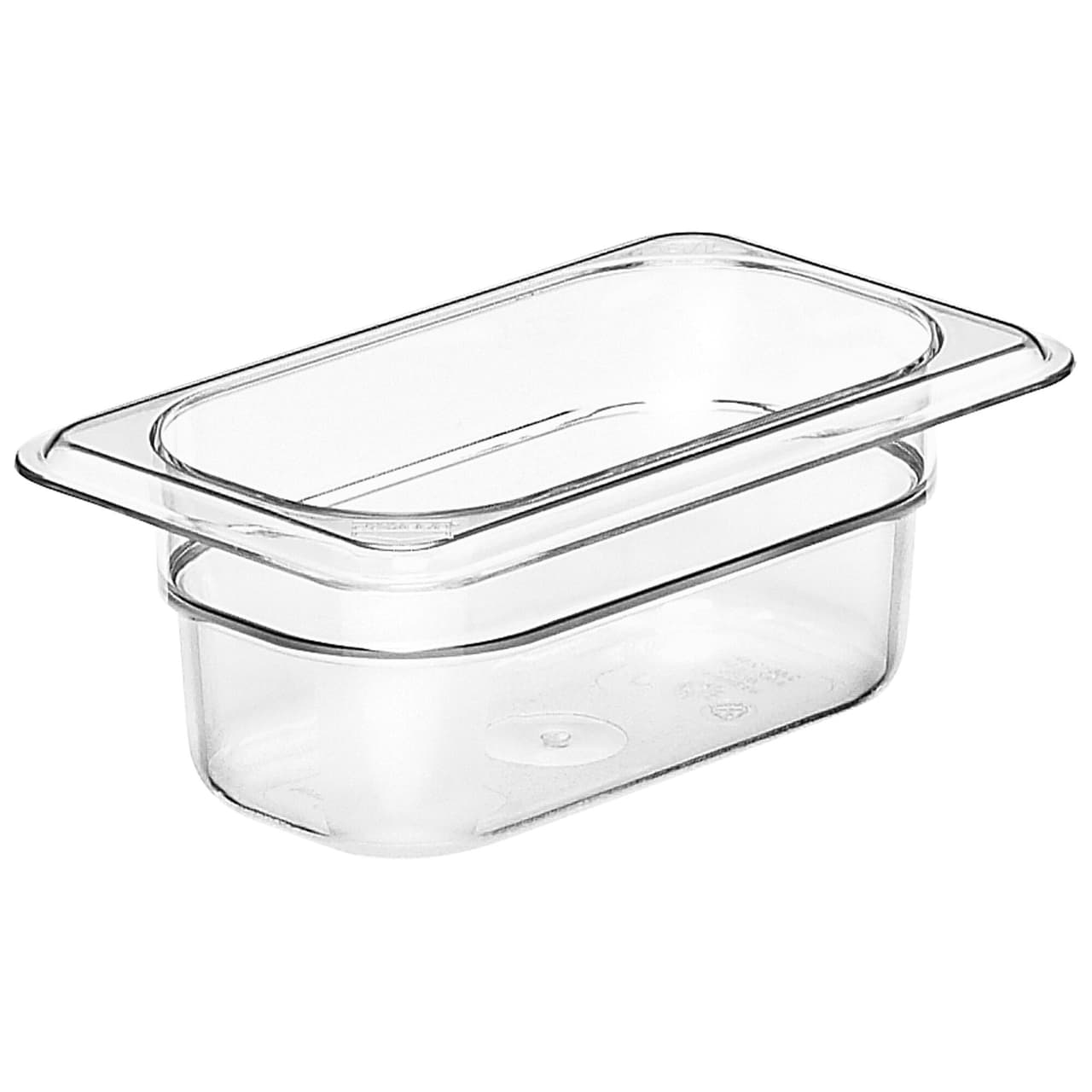 (6 Stück) CAMBRO | CAMWEAR® -  Polycarbonat GN 1/9 Behälter - Clear - Tiefe: 65mm