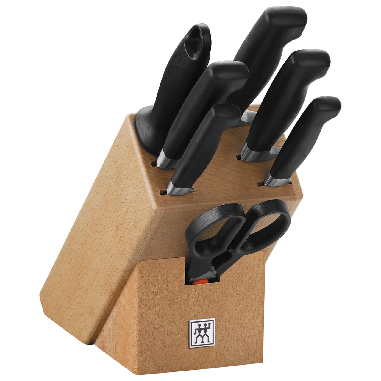 ZWILLING | VIER STERNE - Messerblockset - 8-tlg - Natur