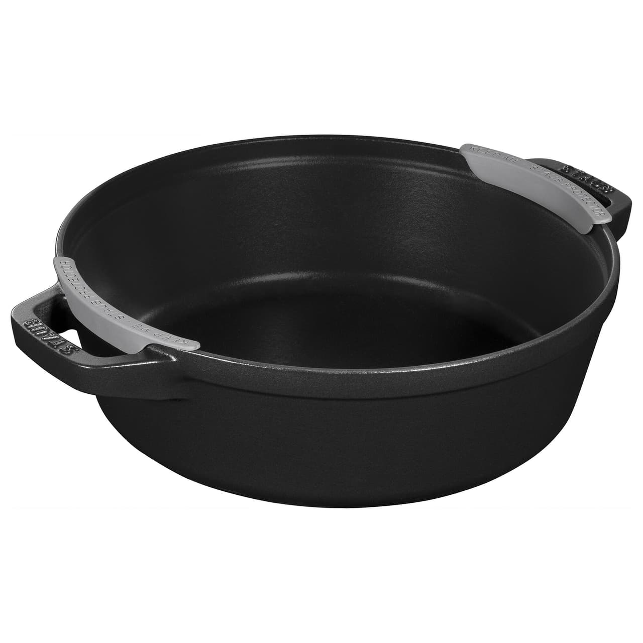 STAUB | STACKABLE SET - Kochtopfset - 3-tlg - Ø 240mm - Gusseisen - Schwarz