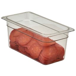 (6 Stück) CAMBRO | CAMWEAR® -  Polycarbonat GN 1/3 Behälter - Clear - Tiefe: 150mm