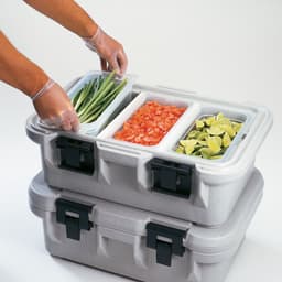 (6 Stück) CAMBRO | CAMWEAR® -  Polypropylen GN 1/3 Behälter - milchig - Tiefe: 150mm