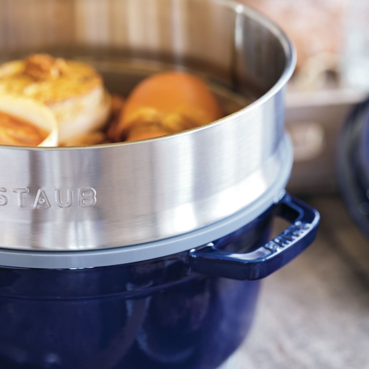 STAUB | Dämpfeinsatz - 4,4 Liter - Ø 260mm - Edelstahl