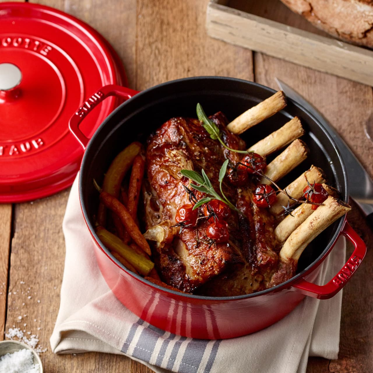 STAUB | LA COCOTTE - Cocotte - Ø 180mm - Gusseisen - Kirsch-Rot