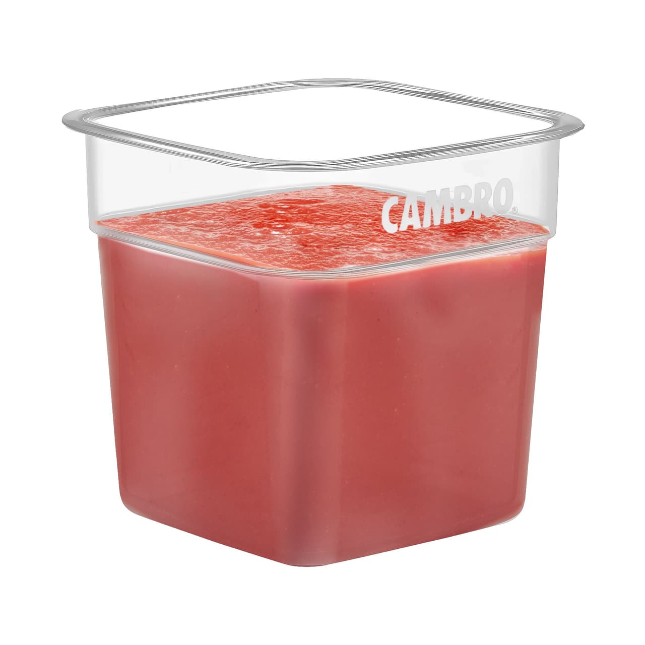 (6 Stück) CAMBRO | CAMSQUARES® -  FreshPro Behälter - 0,9 Liter - Transparent