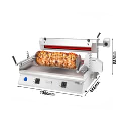 Cag Kebab Maschine - 9,8kW - horizontal - Tischgerät