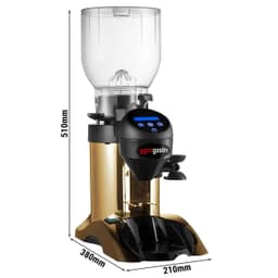 Kaffeemühle - Gold - 2kg - 356 Watt - 63dB