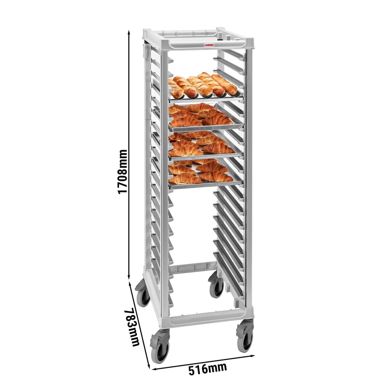 CAMBRO | Bäckereiwagen - für 18x EN 60x40