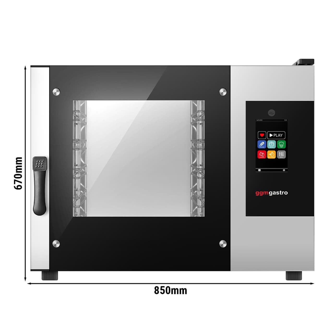 Bäckerei-Elektro-Kombidämpfer - Touch - 4x EN 60x40 - inkl. Waschsystem