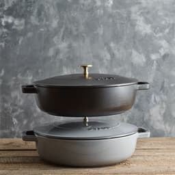 STAUB | BRAISERS - Bräter mit Chistera Drop-Structure - 240mm - Gusseisen - Schwarz