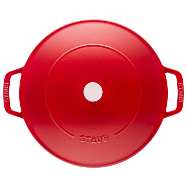 STAUB | BRAISERS - Bräter mit Chistera Drop-Structure - 240mm - Gusseisen - Kirsch-Rot