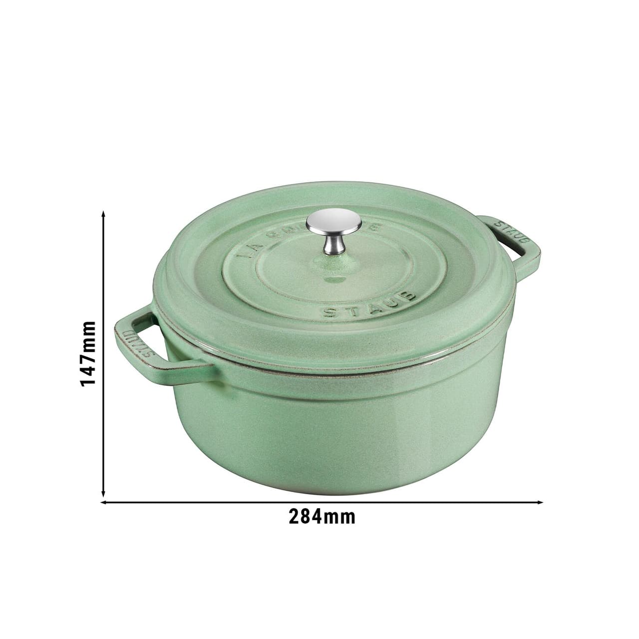 STAUB | LA COCOTTE - Cocotte - Ø 220mm - Gusseisen - Salbeigrün