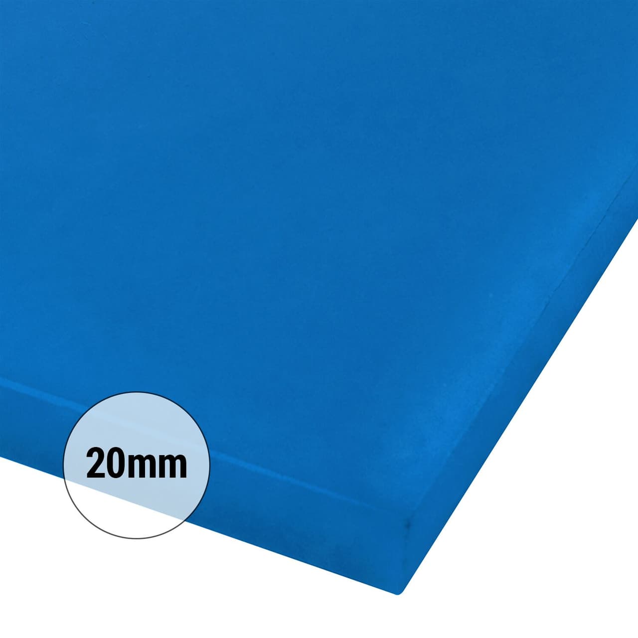 Schneidebrett - 400x600mm - Dicke 20mm - Blau