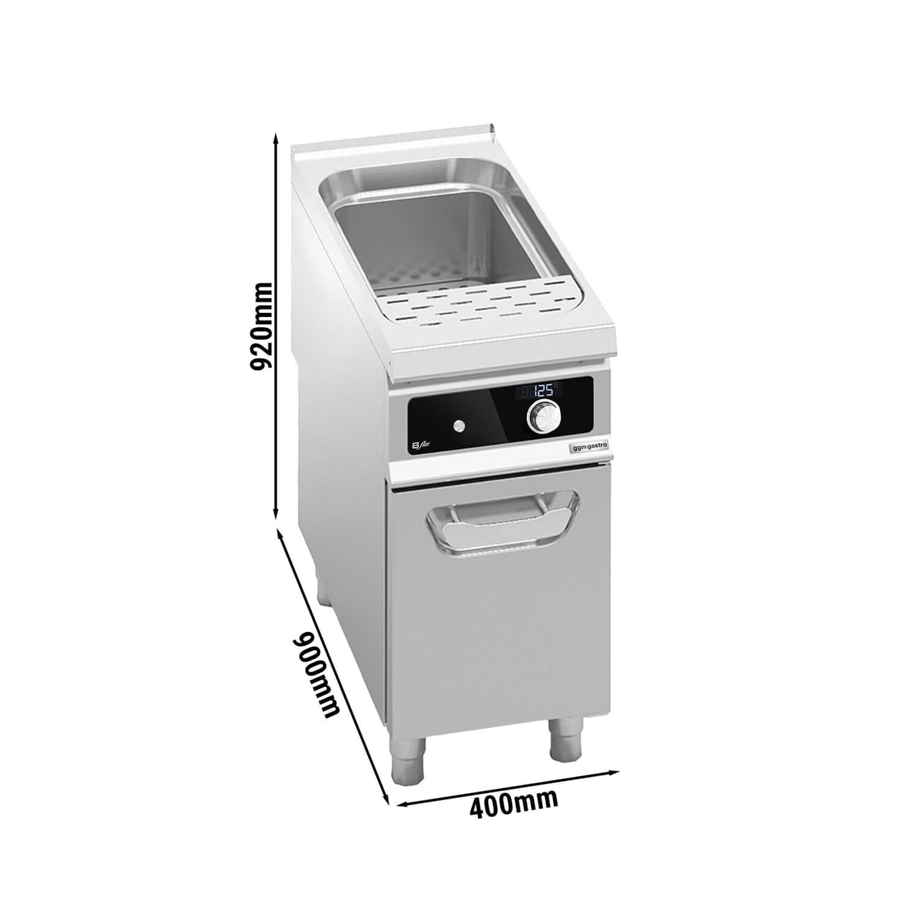 Elektro Nudelkocher - 40 Liter - 10 kW - Bflex Digital