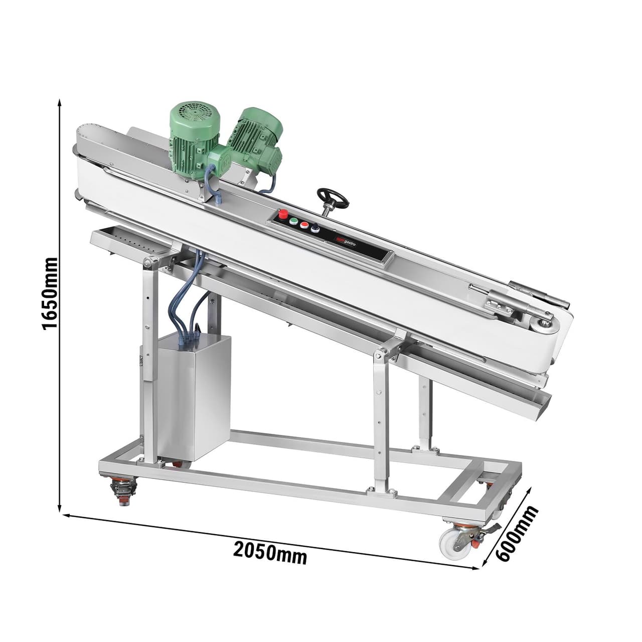 Bäckerei-Teigabrunder - für Pizza- & Brotteig - 1,1 kW - bis zu 3000 Stk/h