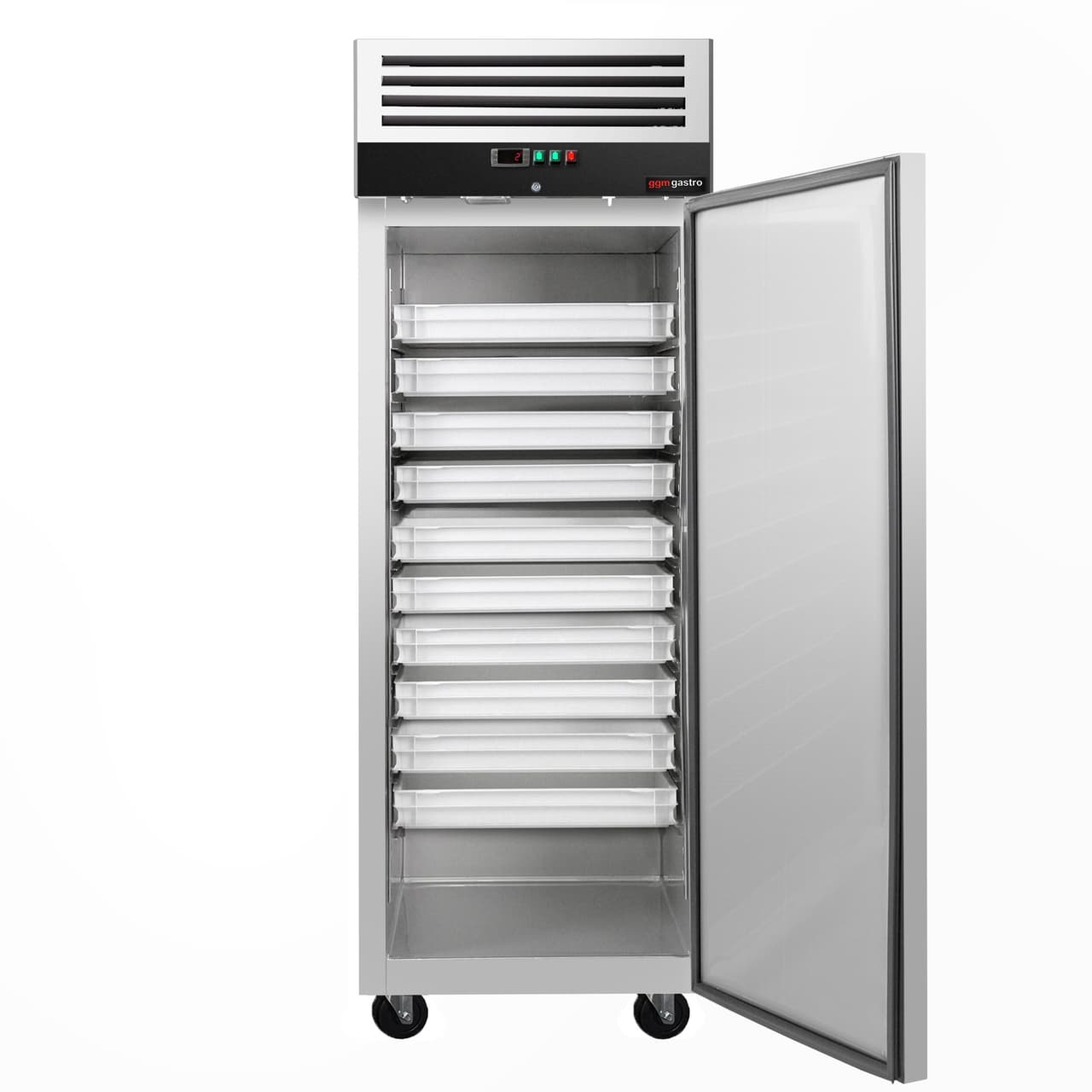 Bäckerei-Kühlschrank Edelstahl PREMIUM - EN 60x80 - 600 Liter - mit 1 Tür