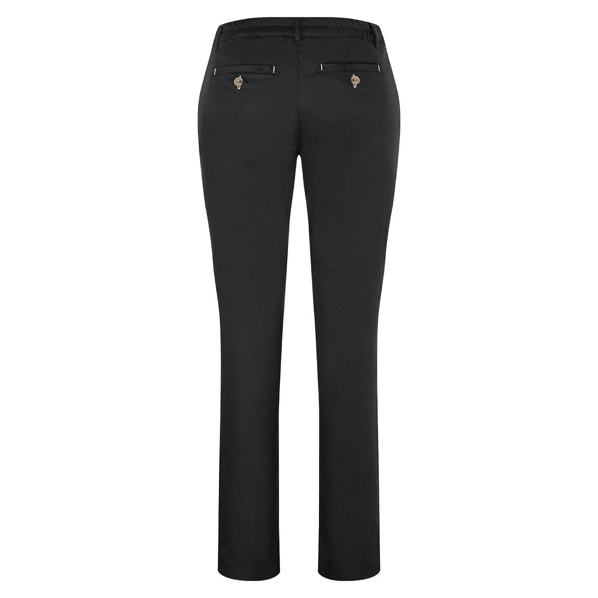 KARLOWSKY | Damen Chinohose Modern-Stretch - Schwarz - Größe: 44