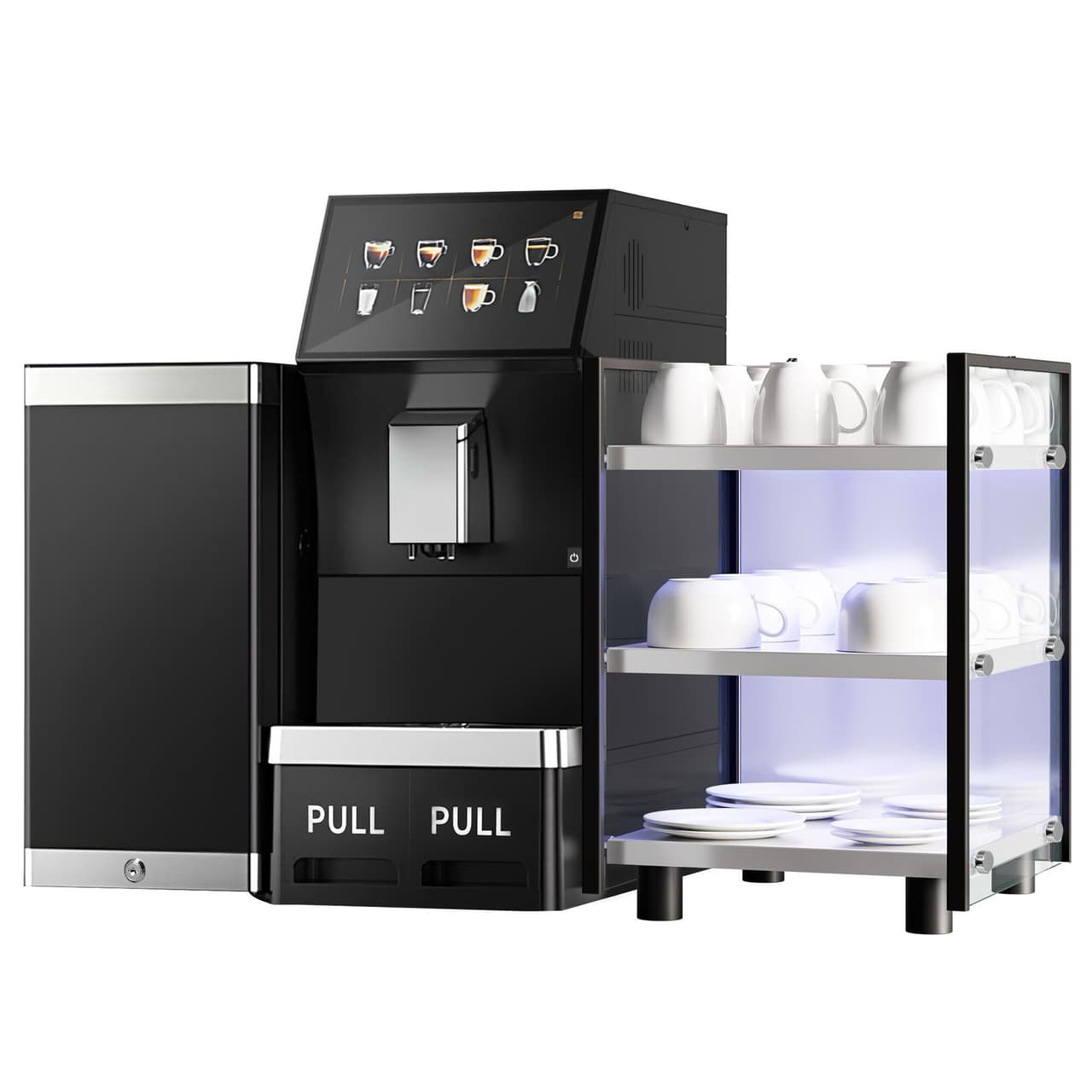 Kaffeevollautomat - 1,3 kW - 10 Zoll Touchscreen