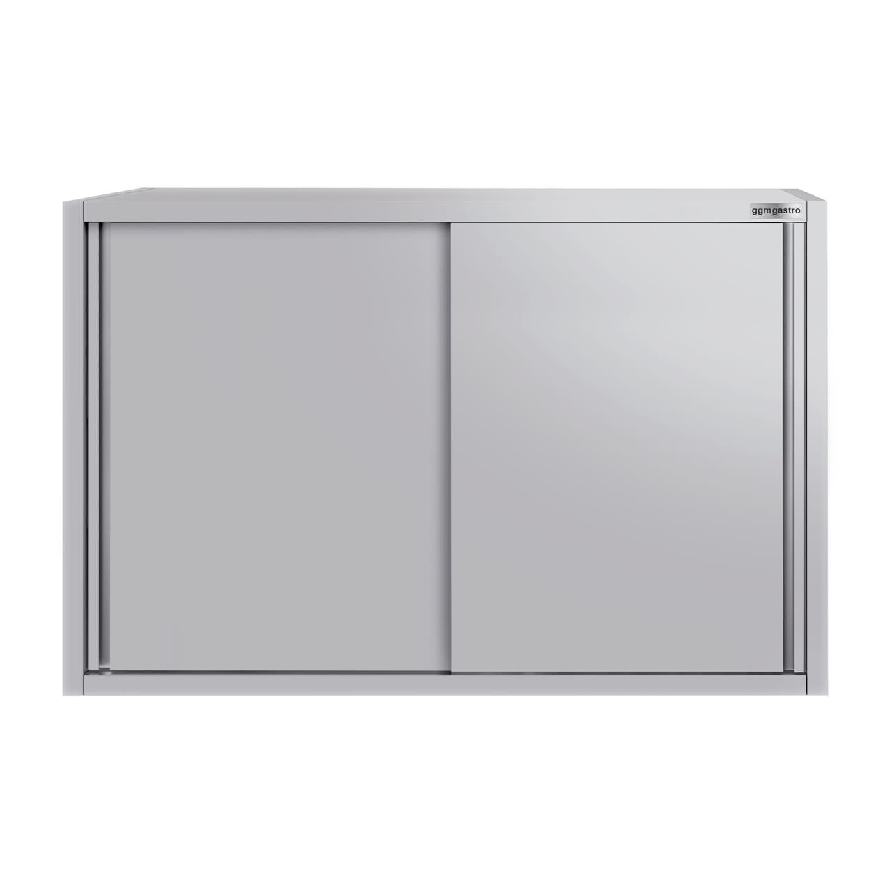 Edelstahl Wandhängeschrank ECO - 1400x400mm - mit Schiebetür 1000mm hoch