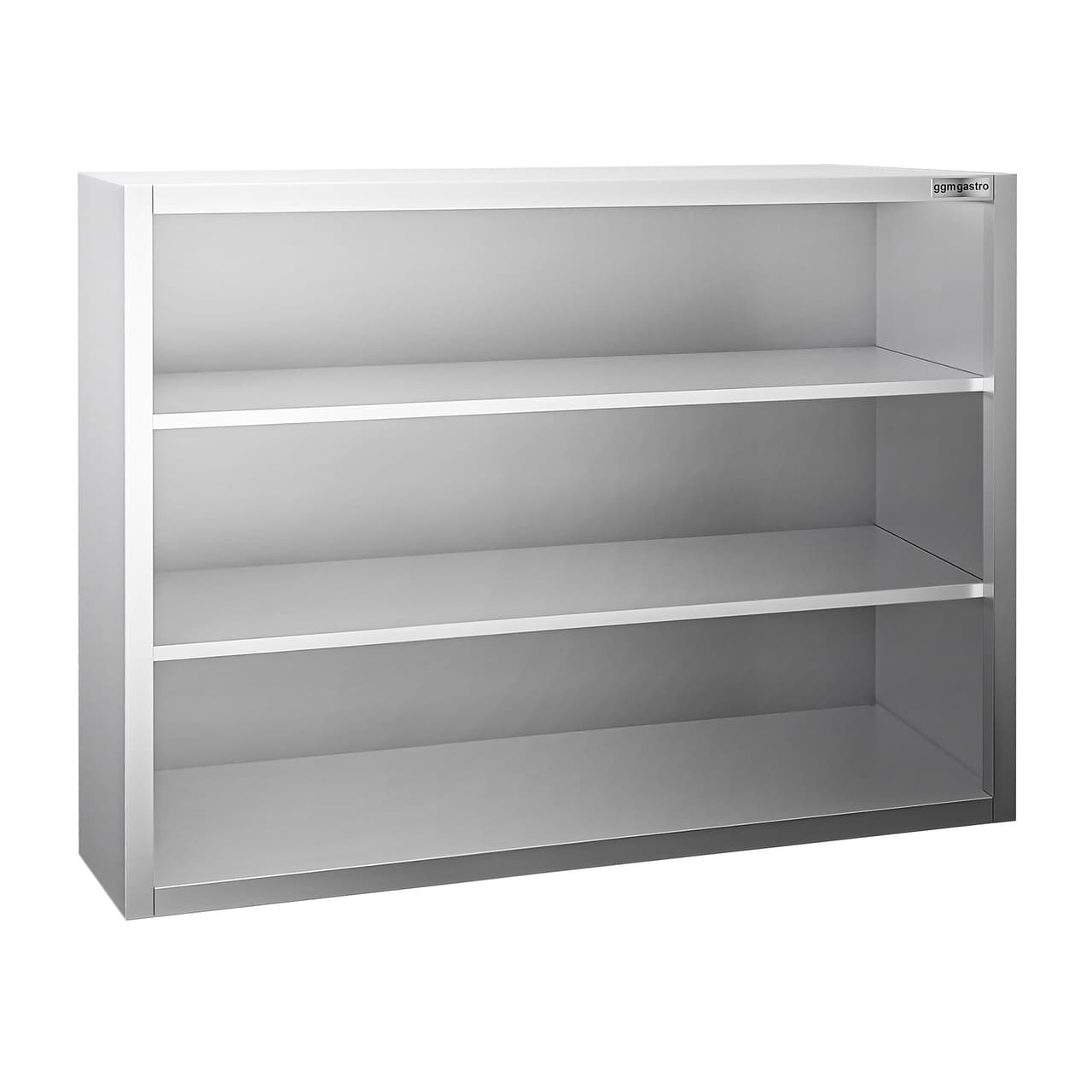 Edelstahl Wandhängeschrank PREMIUM - 1000x400mm - ohne Schiebetür - 1000mm hoch