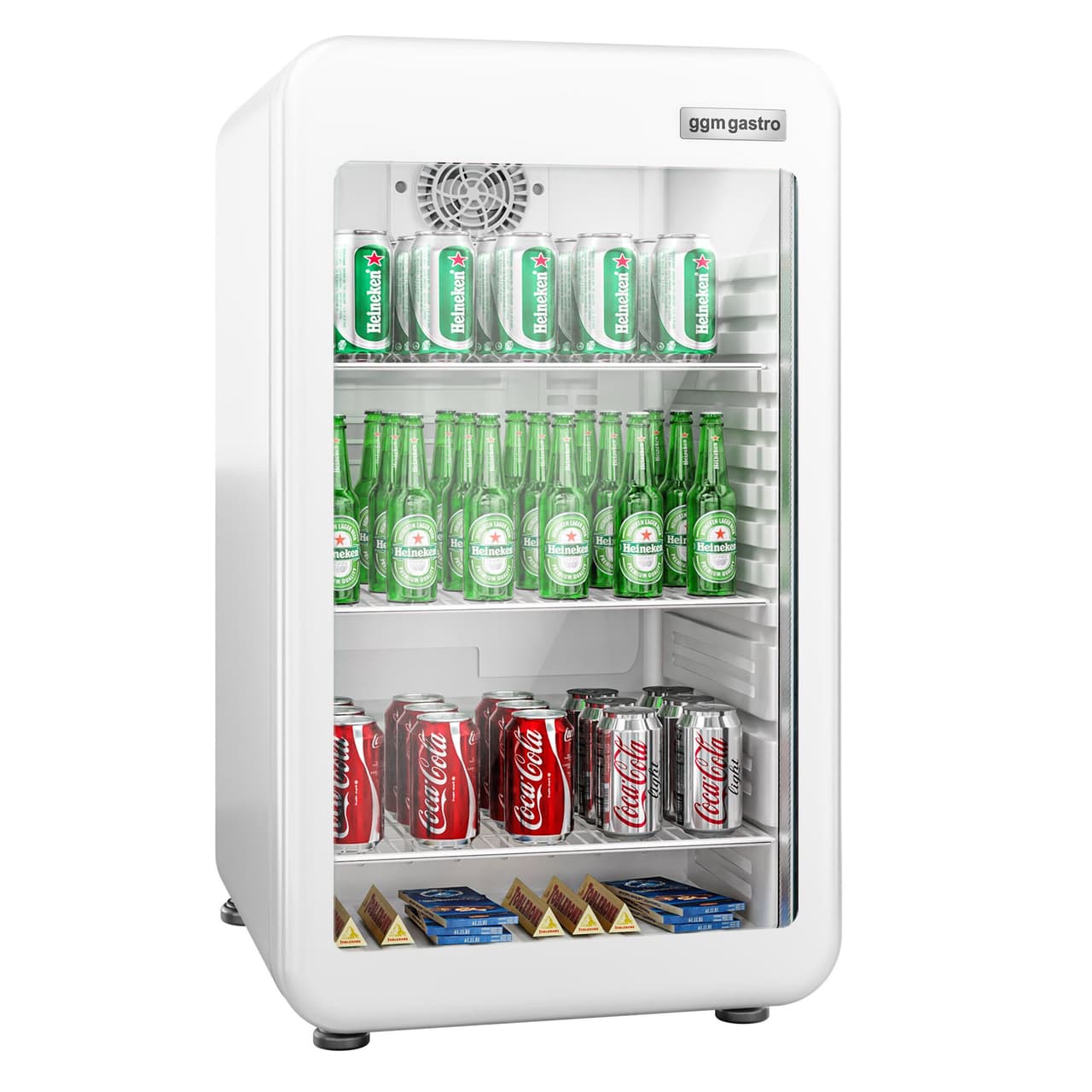 Minibar-Kühlschrank - 500mm - 120 Liter - mit 1 Glastür