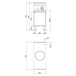 Induktionswok - 5 kW