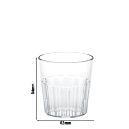 (36 Stück) CAMBRO | NEWPORT - Trinkbecher - 275 ml - BPA-Frei - Transparent