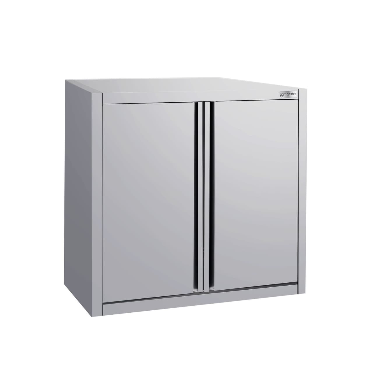 Edelstahl Wandhängeschrank ECO - 800x400mm - mit Flügeltür 1000mm hoch