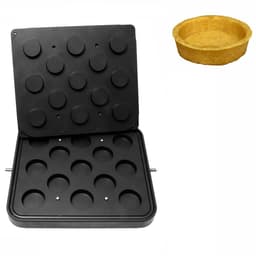 Platten für Tartlet-Maschine TMPIC - Tartlet-Form: Rund - Ø 60mm